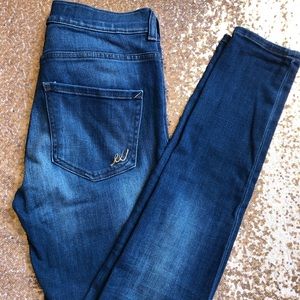 Express High Rise Skinny Jeans 2R